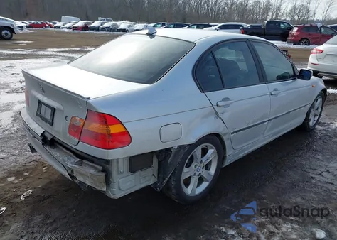 2004 BMW 330Xi из США, поврежденный, VIN WBAEW53434PN34202